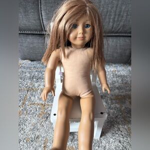 American Girl Doll with Blonde Hair/Blue Eyes
